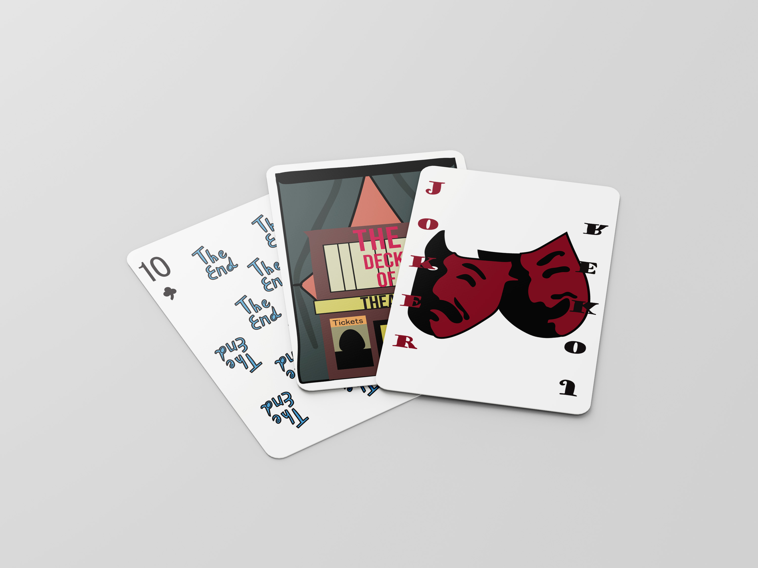 Custom deck of cards mock-up